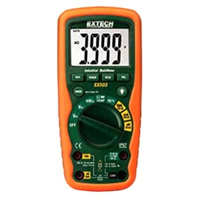 EXTECH EX503 10 Function Heavy Duty Industrial MultiMeter