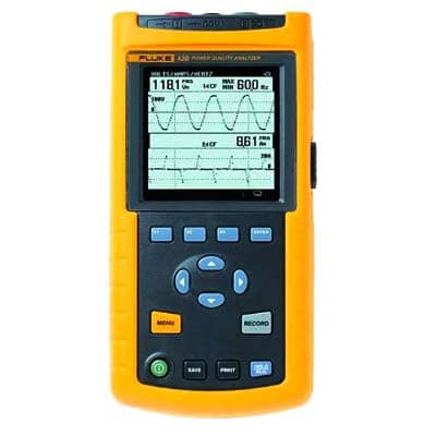 Fluke 43B Single Phase Power Quality Analyzer